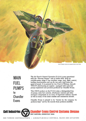 Chandler Evans F111 Ad.png