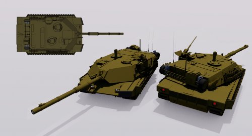 New MBT Concept, roughly based on MBT 70 family | Secret Projects Forum