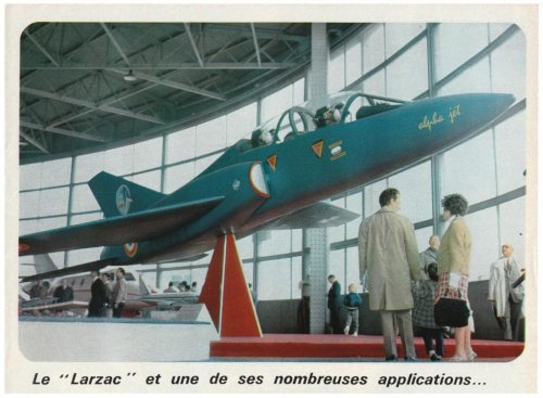 Bréguet Br.126 Alpha Jet mock-up - Aviation Magazine International - No. 516 - 15 Juin 1969......jpg