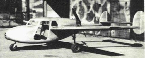 Roussel Model 40 Hirondelle ex SCAN 40 Scanton 1947 never flew.jpg