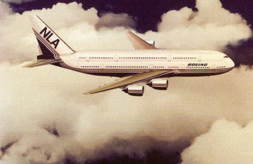 Boeing NLA in flight.jpg