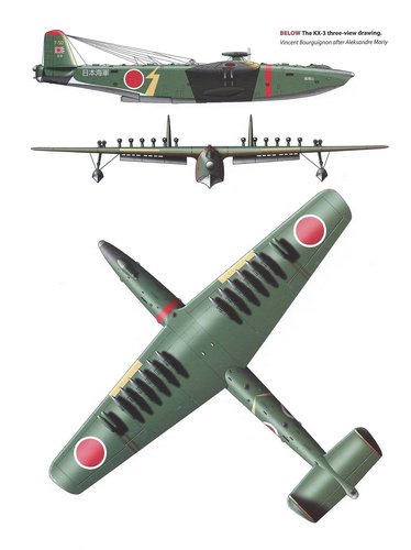 Kawanishi KX-03 color 3 view, by Vincent Bourguignon.jpg