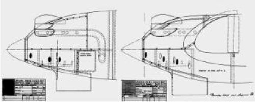 changes in the bonnets of the couzinet 71 d'Air France (ARC N'6) engines; drawing by Claude Fe.jpg