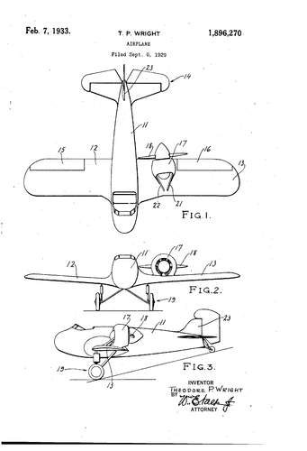 Patent drawing of use of a ducted assymetric engine on a light aircraft.png