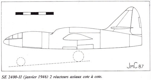 SE2400Ⅱ with two side by side axial flow jet engines.jpg