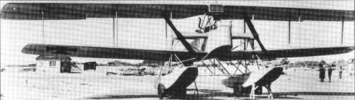 DE Friedrichshafen FF-40 patrol floatplane 1 engine 2 props 1 built 1916.jpg