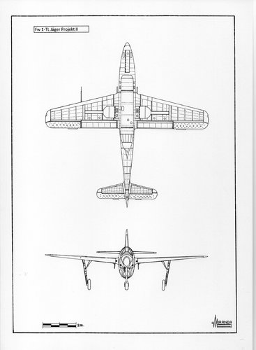 Focke-Wulf 1-TL Jäger Projekt II (June 7, 1943) | Secret Projects Forum
