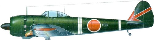 Ki-43-II-KAI 64th Sentai, 2nd Chutai, chutai CO Capt Hideo Miyabe, Burma, late 1944.jpg