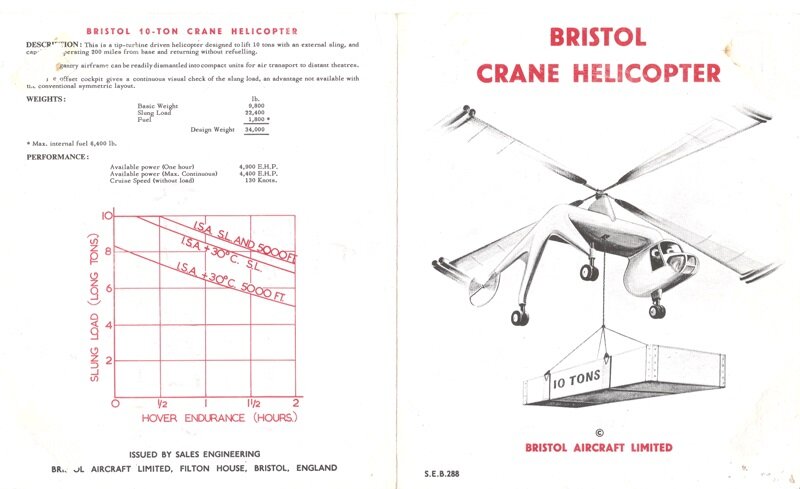 Bristol 10 Ton Crane Helicopter 4 Siddeley P.189. Twin Tip - Turbines front and rear small jpeg.jpg