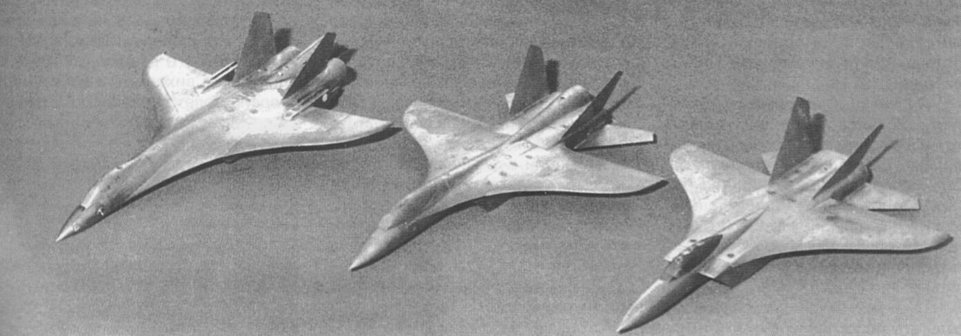 T-10-1, T10-3 and T10-2 wind tunnel test model.jpg