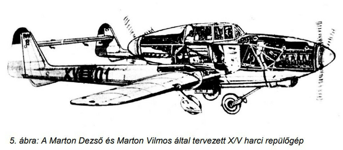 Figure 5 X  V fighter aircraft designed by Dezső Marton and Vilmos Marton.JPG