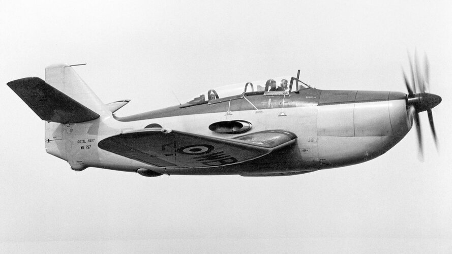 The turboprop Blackburn B-88 (YB1) WB797 photographed on 20th July 1950.jpg