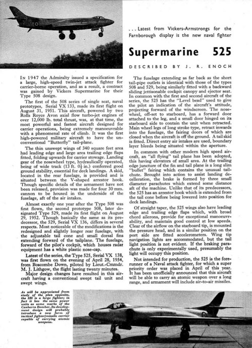 AIRCRAFT DESCRIBED. SUPERMARINE 525. AERPMPDELLER SEPTEMBER 1954-1.jpg