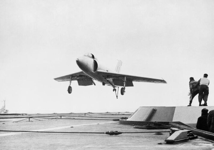Supermarine_510_landing_on_HMS_Illustrious_(R87)_1950.jpg