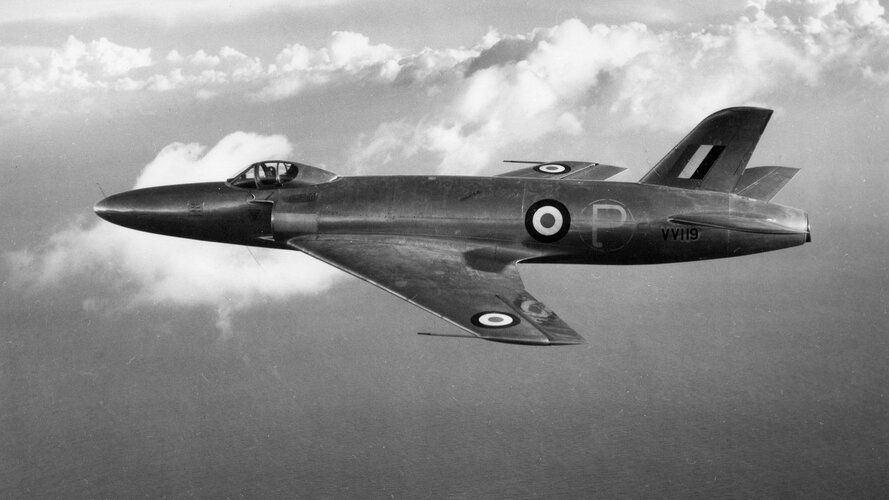 Type 535 VV119 showing lengthened nose and initial fin shape.jpg