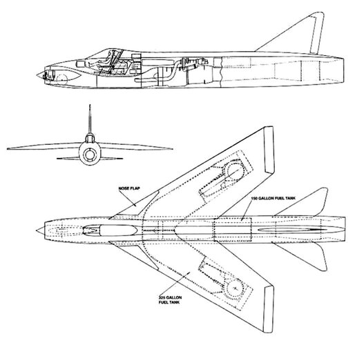 general and detailed layout English Electric P.6  1 (11.5.53) BAe.jpg