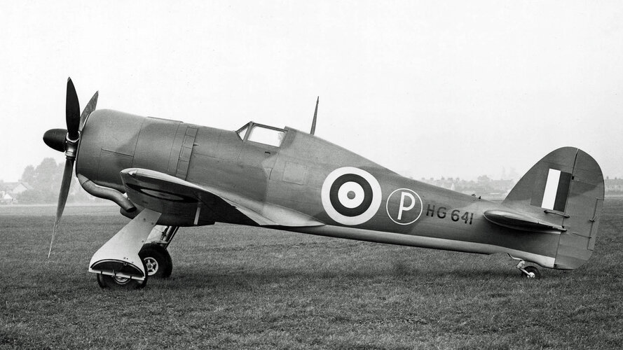 The Centaurus-powered Tornado HG641 is seen here with its initial engine installation.jpg