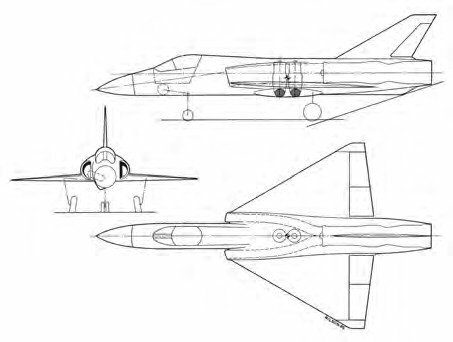 The Saab 1508 A2 was to be powered by three RB168 Spey engines.jpg