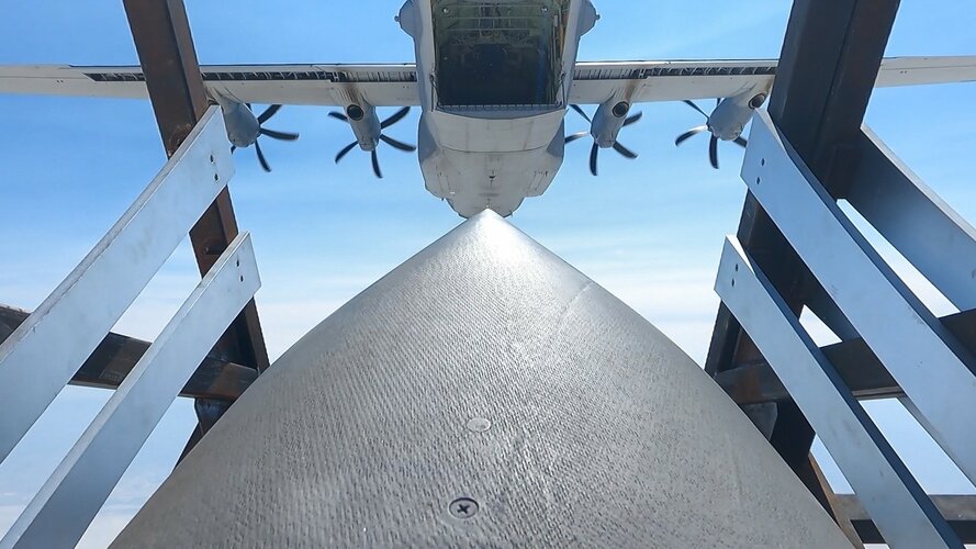 021Rapid DragonJASSM-ER C-17 and C-130SJ on a pallet.jpg