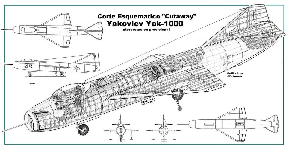 Cutaway Yakovlev Yak-1000.jpg