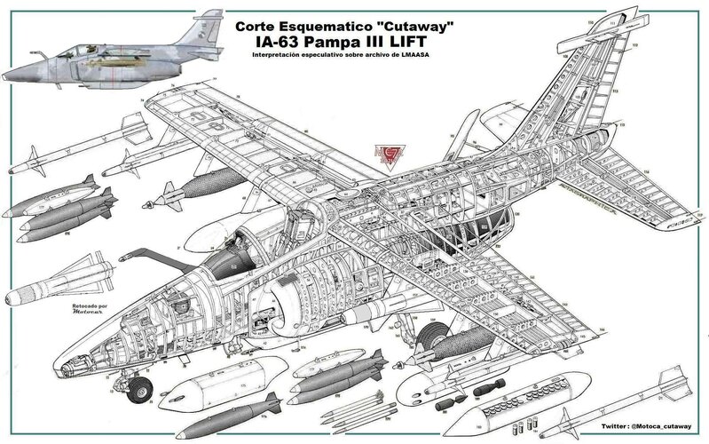 Cutaway IA-63 Pampa III Laser.jpg