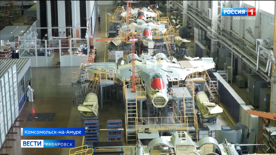  выпуск истребителей пятого поколения Су-57 на КнААЗ поставлен на поток.mp4_snapshot_00.58.408...png