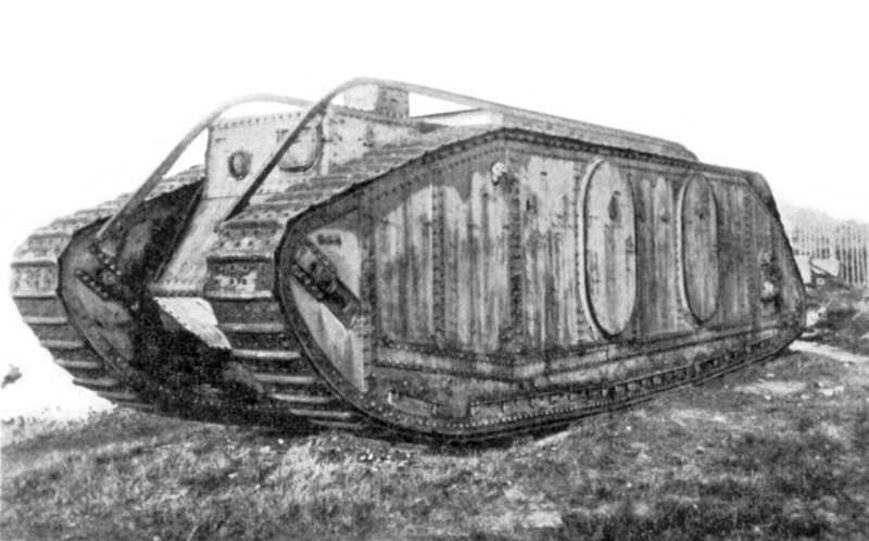 GB Tank Mark IX The Pig - APC 30 dismounts 1918.jpg