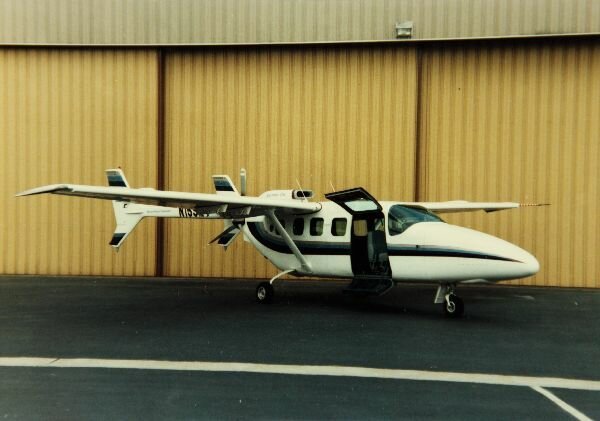 US Basler Turbo 37 Spectrum SA-550 turboprop conversion of Reims-Cessna 337 Skymaster 1983.jpg