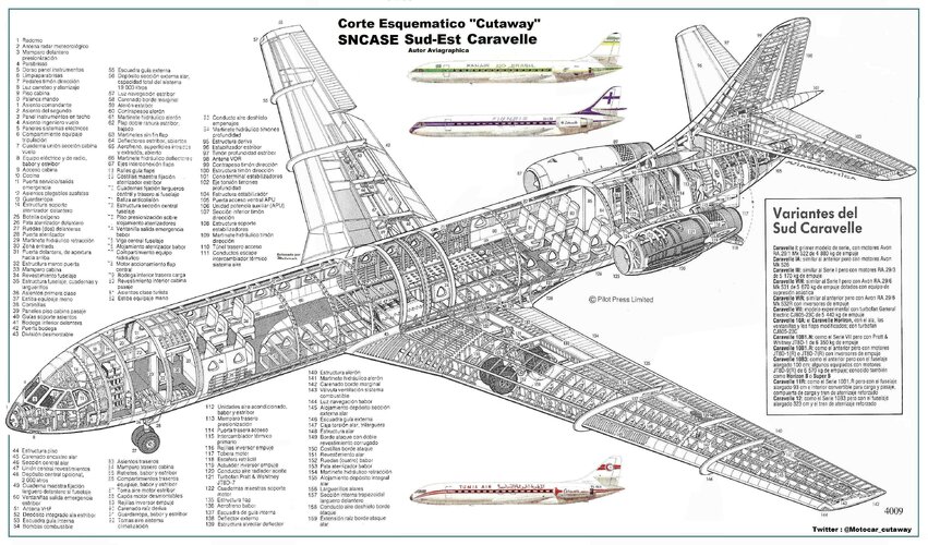 Cutaway Sud-est Aviation Caravelle.jpg