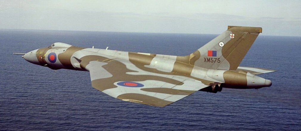 Vulcan in level flight.jpg