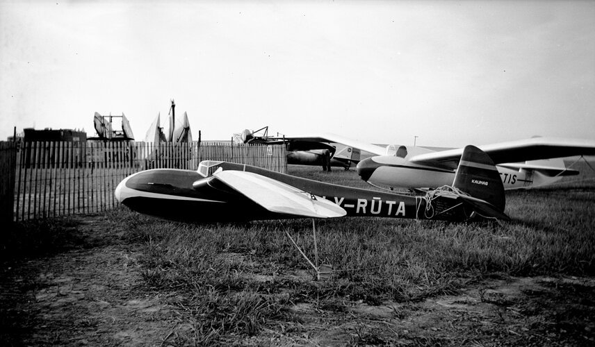 1937 BRonius Oškinis BrO-4 Ruta (Ruth) aerobatic glider LY-RUTA Elmira NY 1937-38 (MALD col).jpg