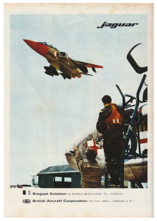 Jaguar E - Bréguet BAC advertisement - Aviation Magazine International - No. 470 - 1 Juillet 1...jpg