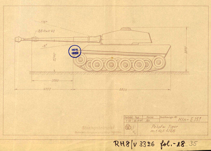 Panzerkampfwagen VII - Tiger II (3) Drawingboard (10.5 cm).jpg Panzerkampfwagen VII - Tiger II (3) Drawingboard (10.5 cm).jpg