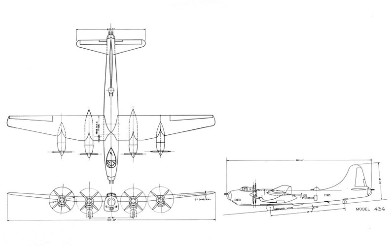 20221030_Boeing Model 436 - US Navy - four engine patrol landplane study_BW_1080x681.jpg