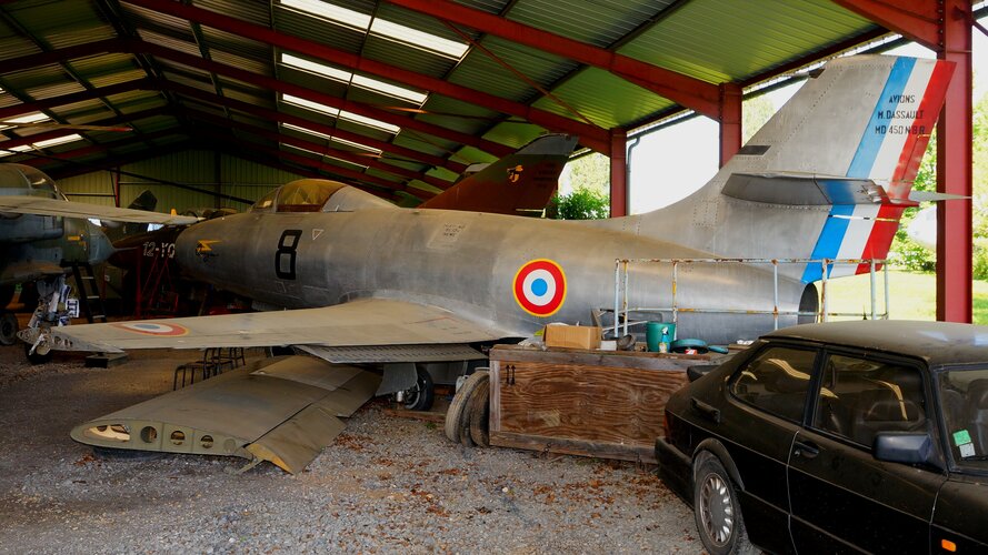 AdA MD.450R (cn 8) at Musée de l'Epopée & de l'Industrie Aéronautique (17 May 2014).jpg