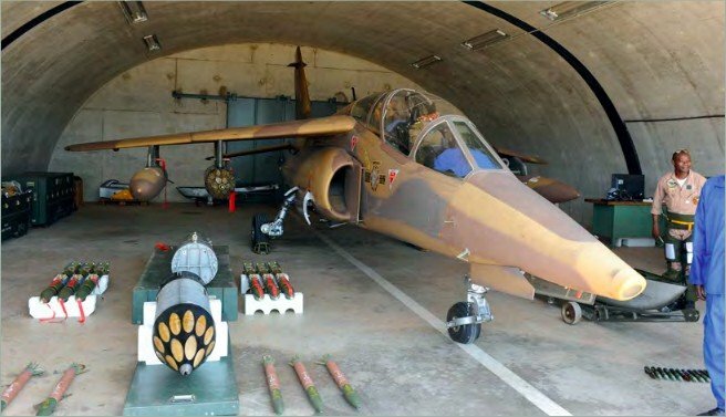 Cameroon Alphajet in hardened shelter.jpg