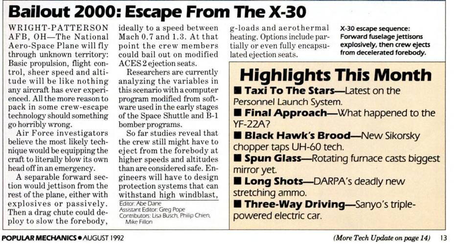 1992 Aug - X-30 Ejection 2.png