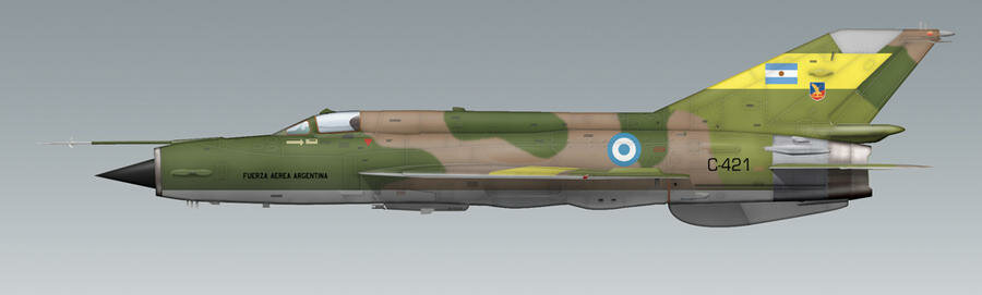 Argentine MiG-21MF (C-421) profile (1982).jpg