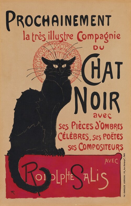 STEINLEN, THÉOPHILE-ALEXANDRE STEINLEN (1859-1923) BLACK CAT. 1896.jpg