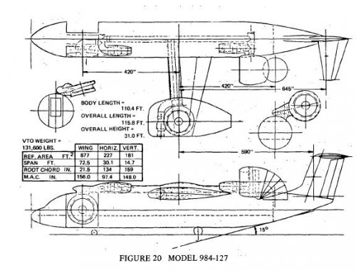 Boeing Model 984 series and other lift-fan VTOL designs | Secret ...