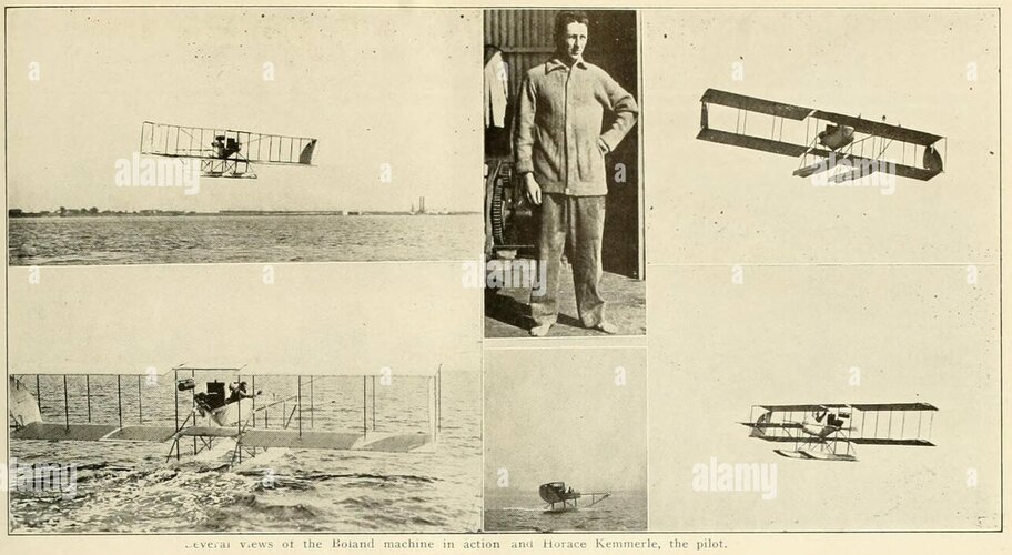 Frank Boland and Tailless Seaplane.jpg
