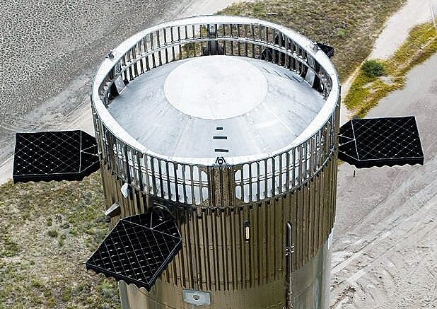 Booster 9 rollout to launch pad 22Aug2023.jpg