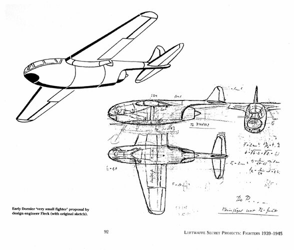 Dornier Kleinstjäger | Secret Projects Forum