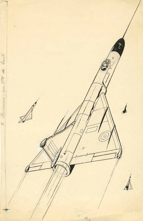 WEINBERG, Dan Cooper – Le triangle bleu, Lombard 1957.jpg