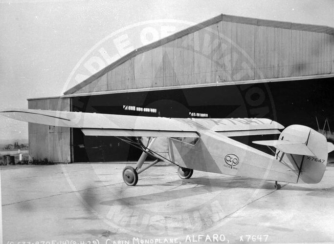 Alfaro X-13 X7647 left rear 3-4 view Guggenheim Safe Aircraft Competition.jpg