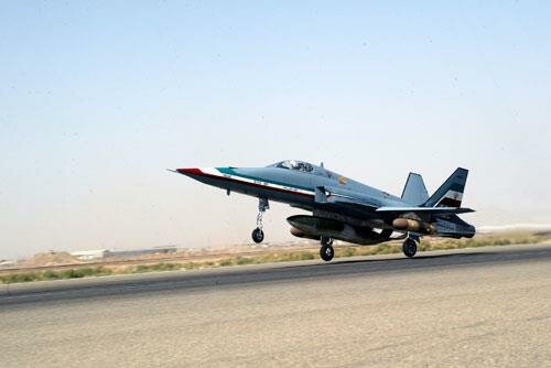 IRIAF Saeqeh (3-7366, S110-001) taking-off (before 2012).jpg
