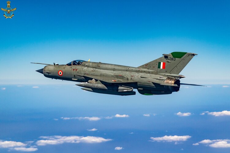 Indian MiG-21Bison (CU2813) inflight (~2023).jpg