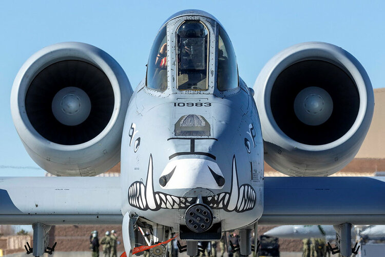 RED FLAG A-10 Warthog preparing for a mission at Nellis Air Force Base during Red Flag 23-1 08...jpg