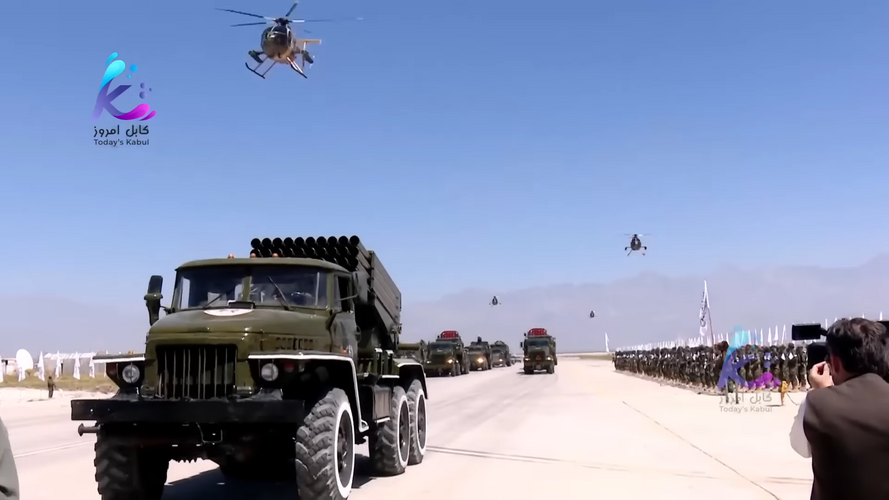Taliban MD-500 and MB-21 during parade (2023).png
