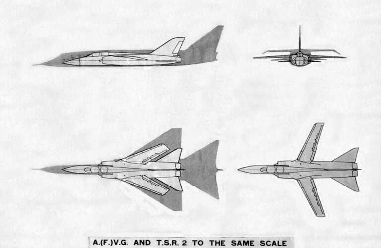 AFVG & TSR 2 to same scale.JPG